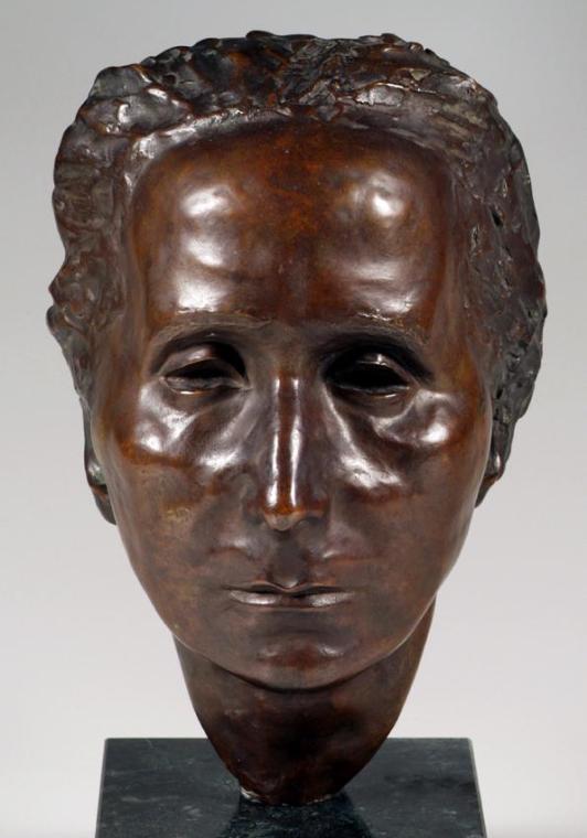 Georg Ehrlich, Erika Tietze-Conrat (1883-1957), 1933, Bronze, H: 32 cm, Belvedere, Wien, Inv.-N ...