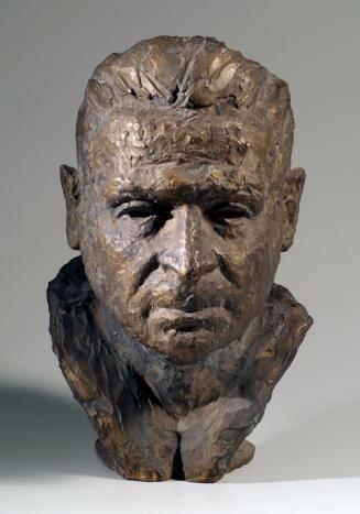 Fred Pirker, Albin Skoda, 1966, Bronze, 47,5 cm, Artothek des Bundes, Dauerleihgabe im Belveder ...