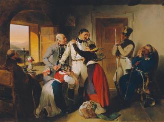 Carl Schindler, Der letzte Abend eines zum Tode verurteilten Soldaten, 1840, Öl auf Leinwand, 6 ...