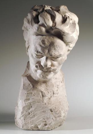 Gustinus Ambrosi, August Strindberg, 1911, Gips, H: 72 cm, Belvedere, Wien, Inv.-Nr. A 10b