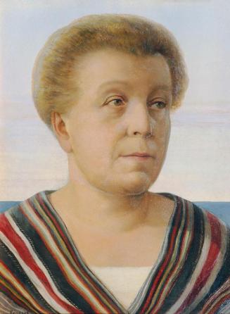 Friedrich Frotzel, Risa Joachim, 1931, Öl auf Holz, 35 x 26,5 cm, Belvedere, Wien, Inv.-Nr. 730 ...