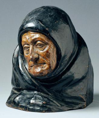 Franz Zelezny, Die Mutter des Künstlers, 1905, Holz, H: 32 cm, Belvedere, Wien, Inv.-Nr. 4613