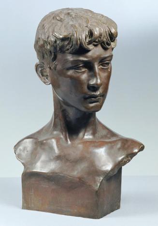 Theodor Stundl, Junger Sizilianer, 1902, Bronze, H: 46 cm, Belvedere, Wien, Inv.-Nr. 571