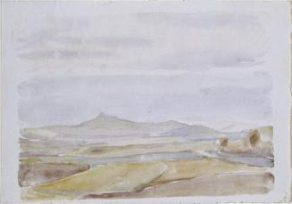 Walther Gamerith, Landschaft, undatiert, Aquarell auf Papier, 28,5 x 40 cm, Belvedere, Wien, In ...