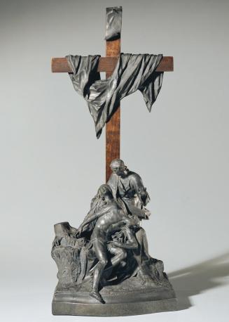 Johann Baptist Hagenauer, Beweinung Christi, 1759, Blei-Zinn-Legierung, H: 40,8 cm, Belvedere,  ...