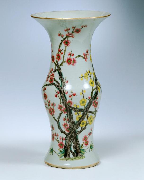 Unbekannter Künstler, Chinesische Vase, Porzellan, Belvedere, Wien, Inv.-Nr. 7395/4