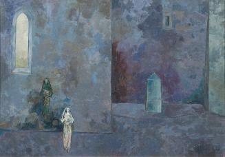 Maximilian Florian, Die Wand, 1978, Öl auf Leinwand, 120 x 170,5 cm, Artothek des Bundes, Dauer ...