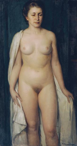 Hans Schachinger, Stehender weiblicher Akt, 1938-1939, Öl auf Leinwand, 140 x 80 cm, Belvedere, ...