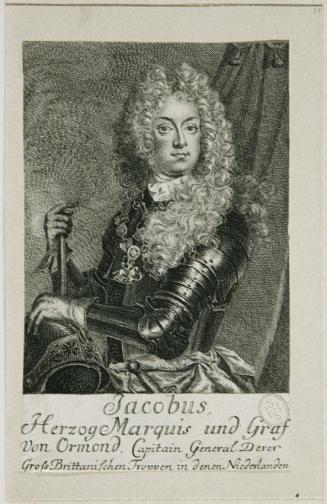James Butler Duke of Ormond, um 1720, Kupferstich auf Papier, Blattmaße: 13,7 × 8,4 cm, Belvede ...