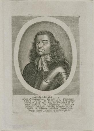 Unbekannter Stecher, George Monk, Duke of Albemarle und Earl of Torrington, um 1650/1700, Kupfe ...