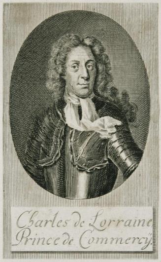 Unbekannter Stecher, Karl V. Leopold Herzog von Lothringen, um 1680, Kupferstich auf Papier, Bl ...