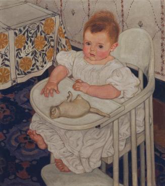 Anton Kling, Kinderbildnis (Sohn des Künstlers), 1912, Öl auf Leinwand, 69 x 61,5 cm, Belvedere ...