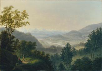 Johann Caspar Rahn, Umgebung der Ruine Habsburg, 1803, Öl auf Leinwand, 54 x 77 cm, Belvedere,  ...