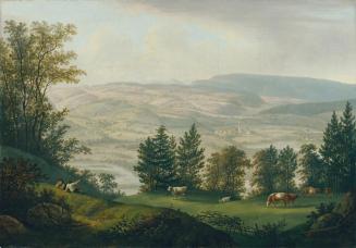 Johann Caspar Rahn, Umgebung der Ruine Habsburg, 1804, Öl auf Leinwand, 54 x 77 cm, Belvedere,  ...
