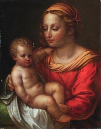 Josef Abel, Madonna mit Kind, um 1816, Öl auf Leinwand, 69 x 54 cm, Belvedere, Wien, Inv.-Nr. 2 ...
