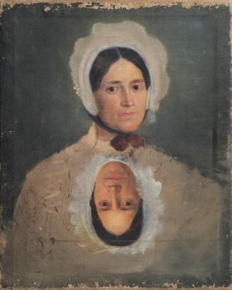 Joseph Hasslwander, Zwei Frauenkopfstudien, Öl auf Leinwand, 68 x 55 cm, Belvedere, Wien, Inv.- ...