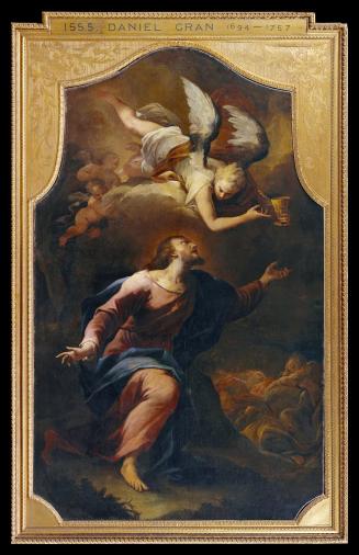 Peter Strudel, Christus am Ölberg, 1712, Öl auf Leinwand, 270 x 165 cm, Belvedere, Wien, Inv.-N ...