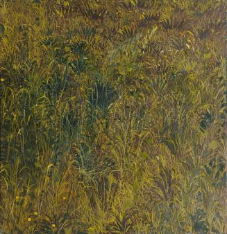Henry Inlander, Leaves of Grass Nr. 14, 1974, Acryl auf Leinwand, 152 x 147 cm, Belvedere, Wien ...