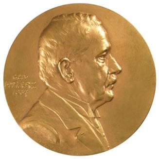 Hans Schaefer, Medaille auf Moritz Faber, Besitzer der Wiener Kristalleisfabrik, seinen Freunde ...