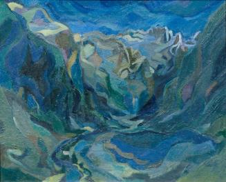 Erich Schuschnigg, Landschaft bei Mallnitz, undatiert, Öl auf Leinwand, 57 x 70,5 cm, Artothek  ...