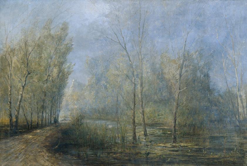 Carl Kaiser-Herbst, Donau-Auen, 1898, Öl auf Leinwand, 89 x 131,5 cm, Belvedere, Wien, Inv.-Nr. ...
