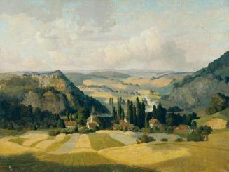 Richard Kaiser, Landschaft, 1939, Öl auf Leinwand, 151 x 199 cm, Belvedere, Wien, Inv.-Nr. 8041