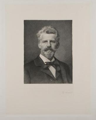 Thomas Hrncir, Der k. k. Kammermedailleur Anton Scharff, 1903, Kupferstich, 15,5 × 12 cm, Belve ...
