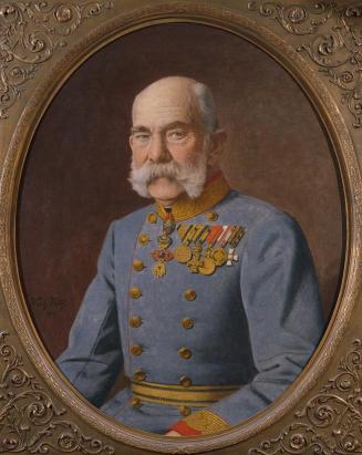 Wilhelm A. Vita, Kaiser Franz Joseph I., 1914, Öl auf Leinwand, 79 x 63 cm, Belvedere, Wien, In ...