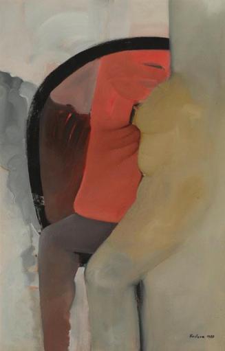 Peter Kodera, Das Paar, 1980, Acryl auf Hartfaserplatte, 130 x 85 cm, Artothek des Bundes, Daue ...