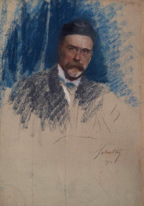 Josef Schretter, Arthur Graf von Enzenberg, 1908, Pastell auf Karton, 100,5 x 70 cm, Belvedere, ...