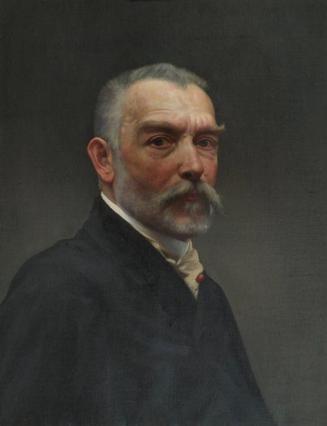 Ludwig Mayer, Selbstbildnis, vor 1899, Öl auf Leinwand, 60 x 46,5 cm, Belvedere, Wien, Inv.-Nr. ...