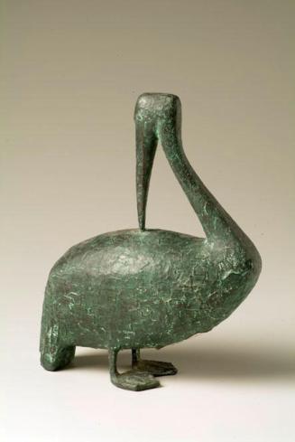 Eva Mazzucco, Pelikan, 1962, Bronze, Leihgabe der Artothek des Bundes, Belvedere, Wien, Inv.-Nr ...