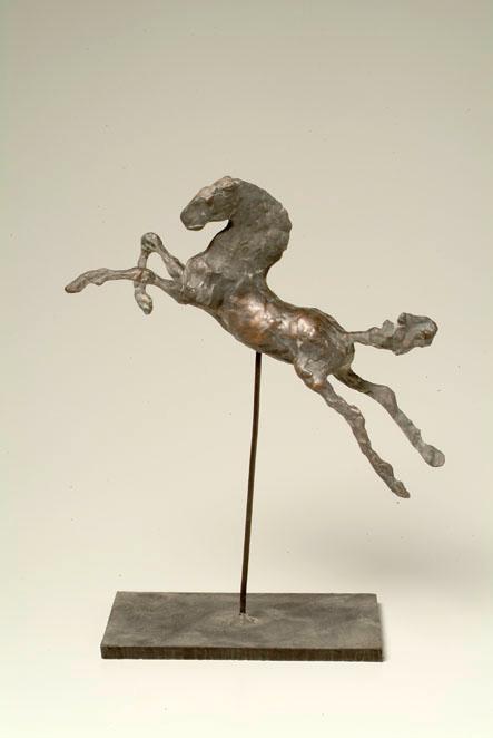 Alfred Czerny, Springendes Pferd, 1961, Bronze, 48,5 cm, Artothek des Bundes, Dauerleihgabe im  ...