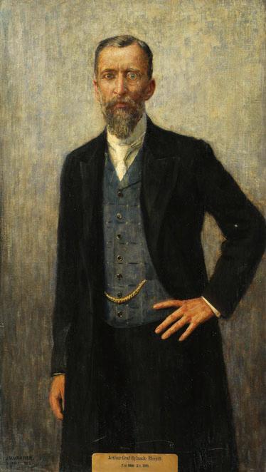 Johann Victor Krämer, Arthur Graf Bylandt-Rheydt, 1902, Öl auf Leinwand, 141 x 80,5 cm, Belvede ...