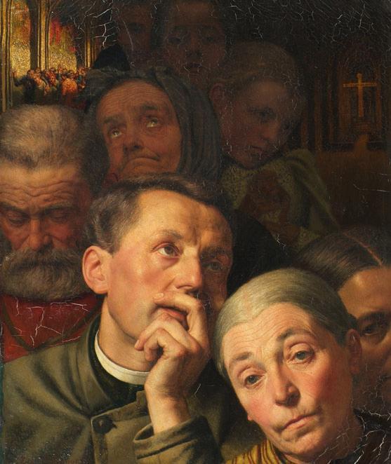Jef Leempoels, Die Weinenden, um 1895, Öl auf Leinwand, 55,7 x 46,5 cm, Belvedere, Wien, Inv.-N ...