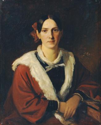 Carl Rahl, Luise von Schwind, 1845, Öl auf Leinwand, 86,5 x 69,5 cm, Belvedere, Wien, Inv.-Nr.  ...