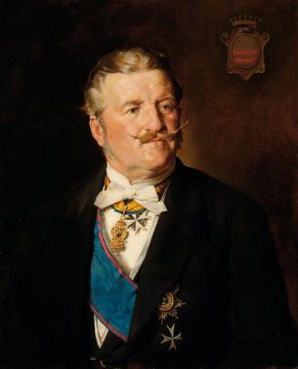 Julius Victor Berger, Maximilian Baron von Washington, 1883, Öl auf Leinwand, 71,5 x 58 cm, Bel ...