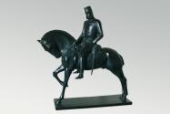 Franz Metzner, Modell für ein Reiterdenkmal Kaiser Franz Josephs I., Detail: Reiter, 1908, Bron ...