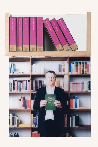 Julius Deutschbauer, Ulysses in der Bibliothek der ungelesenen Bücher, 2007, Foto, CD mit 11 In ...