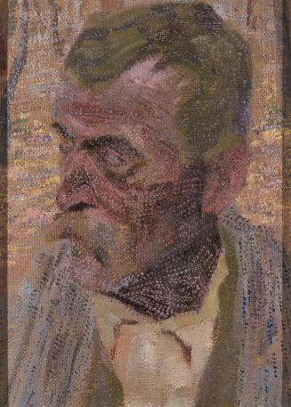 Leopold Blauensteiner, Porträt, Anfang 20. Jahrhundert, Öl auf Hartfaserplatte, 44,5 × 32 cm, B ...