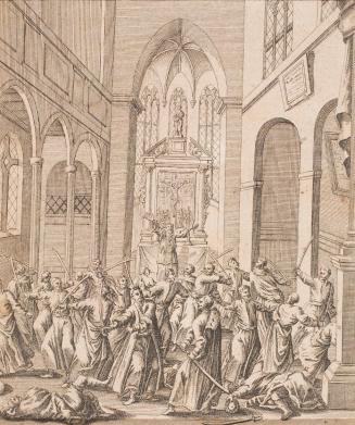 Kämpfende Türken, wohl 1680/1700, Kupferstich, Blattmaße: 18 × 14,8 cm, Belvedere, Wien, Inv.-N ...
