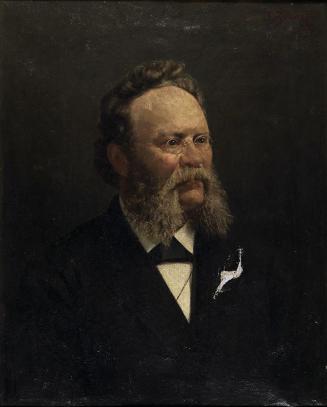 Friedrich Zenísek d. Jüngere, Minister Josef Jiržcek, 1890, Öl auf Leinwand, 71,5 x 58,5 cm, Be ...