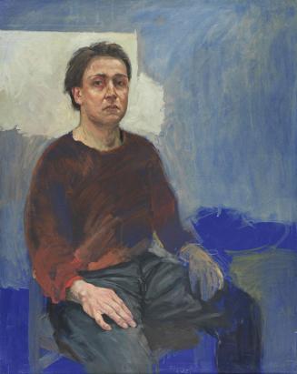 Franz Gebetsberger, Selbstbildnis, 1988, Öl auf Leinwand, 101 x 80 cm, Belvedere, Wien, Inv.-Nr ...