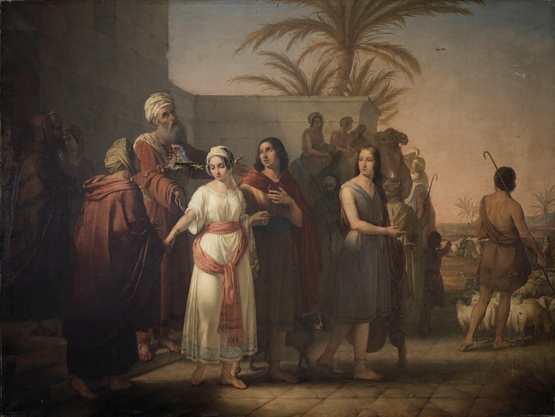 Francesco Antonibon di Venezia, Tobias nimmt mit seiner Frau Abschied von seinen Schwiegerelter ...