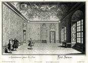 Salomon Kleiner, Spiel-Zimmer, 1734, Radierung, Plattenmaße: 28,3 x 39,3 cm, Belvedere, Wien, I ...