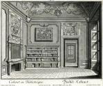 Salomon Kleiner, Bücher-Cabinet, Radierung, Plattenmaße: 28 x 32,8 cm, Belvedere, Wien, Inv.-Nr ...