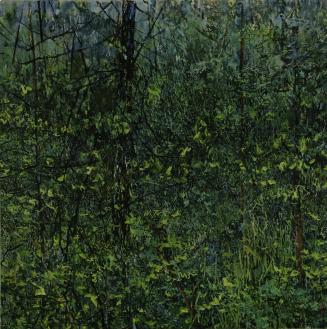 Markus Orsini-Rosenberg, Große Aussicht, 1998, Öl auf Leinwand, 250 x 250 cm, Belvedere, Wien,  ...