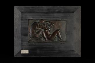 Ödön Edmund Moiret, Kauerndes Liebespaar, 1919, Bronze, 12,8 x 20 cm, Belvedere, Wien, Inv.-Nr. ...