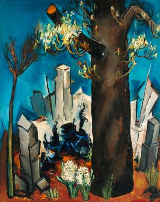 Lilly Steiner, Landschaft mit Baum, 1946, Öl auf Leinwand, 88 x 68,5 cm, Belvedere, Wien, Inv.- ...