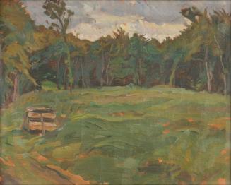 Clara Epstein, Waldlichtung, undatiert, Öl auf Leinwand, 44,5 × 56,5 cm, Belvedere, Wien, Inv.- ...